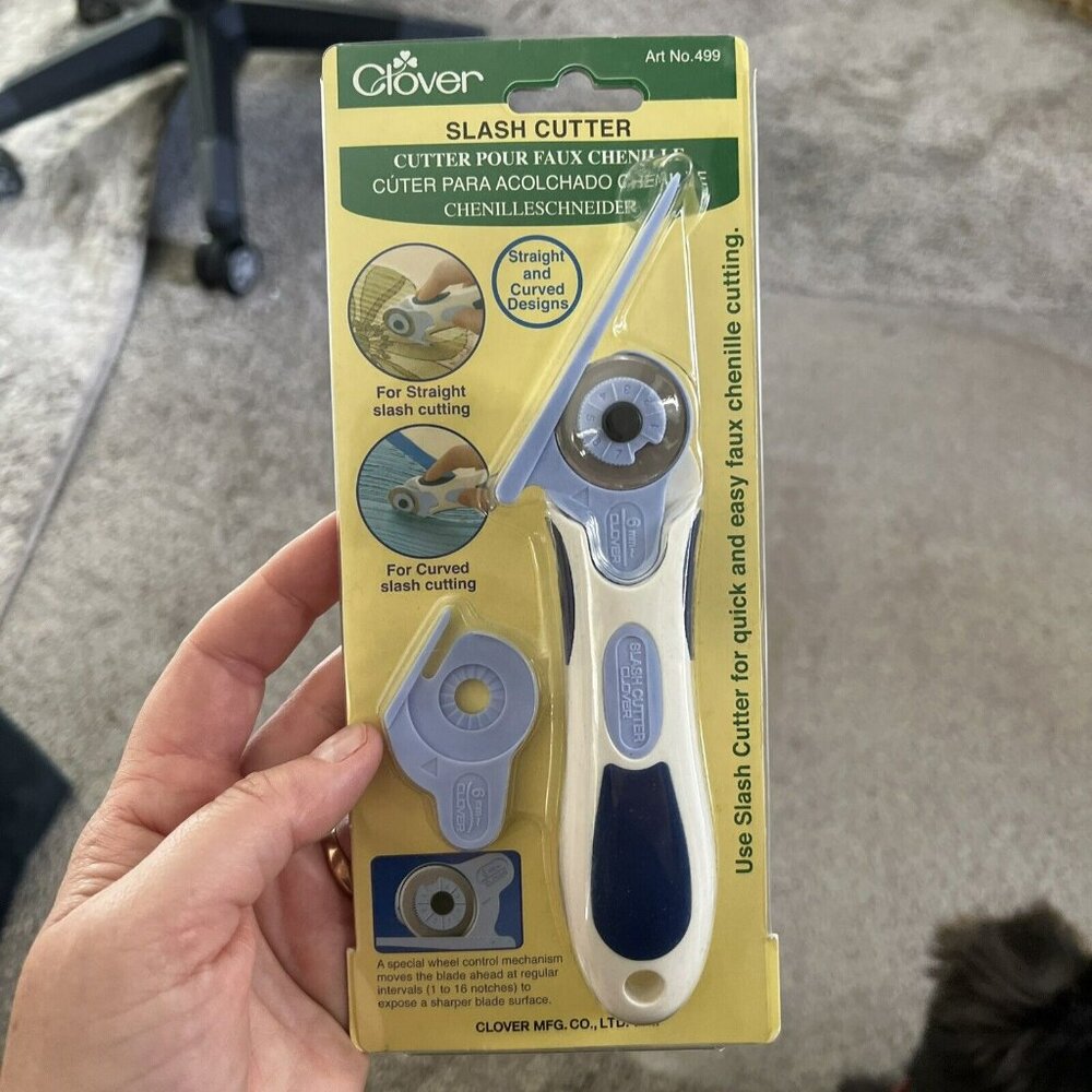 Clover Slash Cutter No.499 ~ Sewing Crafting Fabric Cutter - NEW